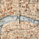 Waldin London City Map, 1909 digital map