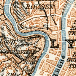 Waldin Lyon environs map, 1913 digital map