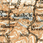 Waldin Map of the Caucasus Region, 1914 digital map