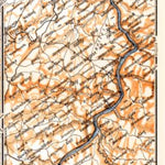 Waldin Map of the Course of the Rhine from Coblenz to Zell, 1905 digital map