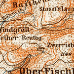 Waldin Map of the environs of Feldberg im Schwarzwald, 1909 digital map