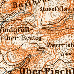 Waldin Map of the environs of Feldberg im Schwarzwald, 1909 digital map