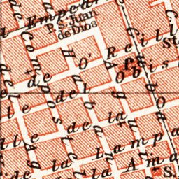 Waldin Map of the Environs of Havana (Habana), 1909 digital map