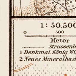 Waldin Map of the environs of Stuttgart, 1909 digital map