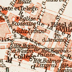 Waldin Menton town plan, 1913 digital map