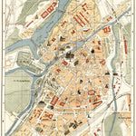 Waldin Metz town plan, 1916 digital map