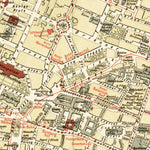 Waldin München (Munich) city map, 1899 digital map