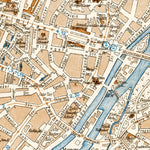 Waldin München (Munich) city map, 1928 digital map