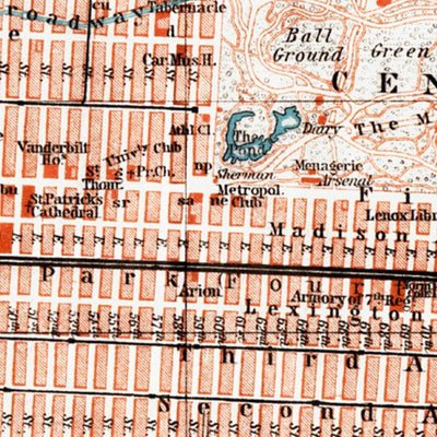 Waldin New York (Manhattan) Map, 1909 digital map