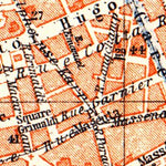 Waldin Nice city map, 1900 digital map