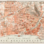 Waldin Nice city map, 1913 (1:15,300 scale) digital map