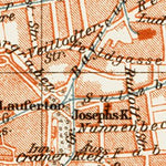 Waldin Nürnberg (Nuremberg) city map, 1909 digital map