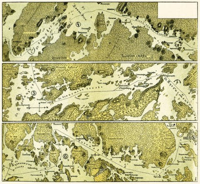 Waldin Nyslott (Savonlinna) environs: Pihlajavesi, Tuohistonselka. 1889 digital map