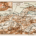 Waldin Oran-Tlemcen vicinities' map, 1913 digital map