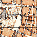 Waldin Ostend (Ostende) town plan, 1904 digital map