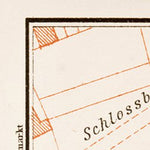 Waldin Plan of the Castle of Heidelberg, 1909 digital map