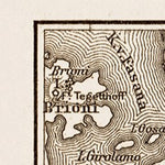 Waldin Pola (Pula) environs map, 1903 digital map