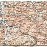 Waldin Prätigau and Montafon valleys, 1909 digital map