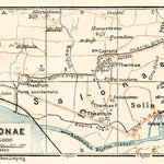 Waldin Salonae (Solin, Salona) town plan, 1929 digital map