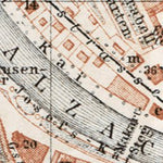 Waldin Salzburg town plan, 1906 digital map