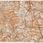 Waldin Schwarzwald (the Black Forest) Region map, 1909 digital map
