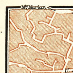 Waldin Split environs map, 1911 digital map