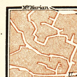 Waldin Split environs map, 1911 digital map