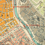 Waldin Vienna (Wien) city map, 1912 digital map