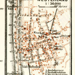 Waldin Westerland town plan, 1911 (second version) digital map