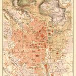 Waldin Wiesbaden city map, 1927 digital map