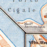 Waldin Zadar (Zara) town plan, 1913 digital map
