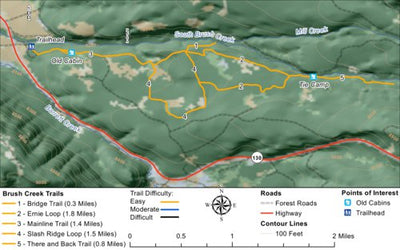 Walsh Law LLC Brush Creek Trails digital map