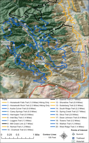 Walsh Law LLC Horsetooth Mountain Open Space digital map