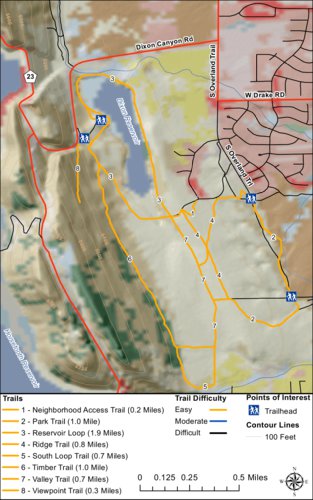 Walsh Law LLC Pineridge Natural Area digital map
