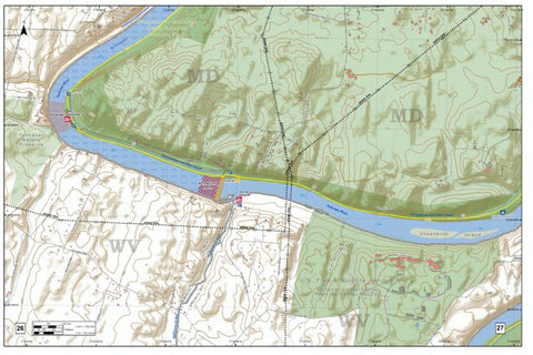 Washington County MD GIS Potomac River Atlas of Washington County Maryland Pages 26 and 27 bundle exclusive
