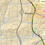 West Michigan Trails and Greenways Coalition Hart-Montague Trail State Park Map digital map