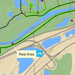 West Michigan Trails and Greenways Coalition Millennium Park Trail Hub digital map