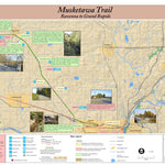West Michigan Trails and Greenways Coalition Musketawa Trail from Ravenna to Grand Rapids Map digital map