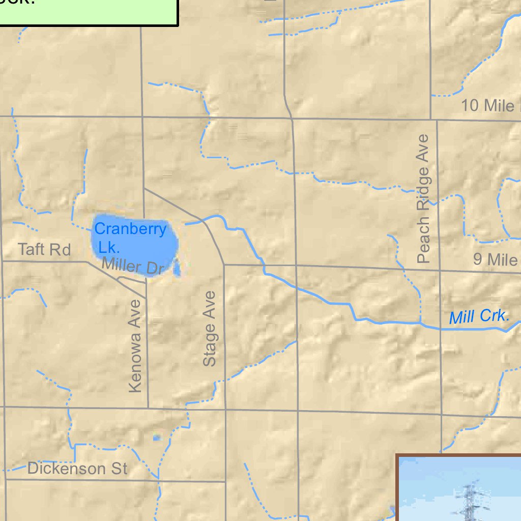 Musketawa Trail from Ravenna to Grand Rapids Map by West Michigan ...