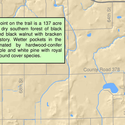 West Michigan Trails and Greenways Coalition Van Buren Trail State Park Map digital map