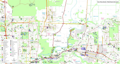 Western Australia Department of Transport City of Swan - South Walking Cycling digital map