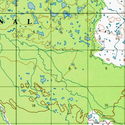Western Michigan University AK-MT MCKINLEY B3: Authoritative US Topos 1954 digital map