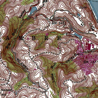 Western Michigan University CA-Benicia: Authoritative US Topos 1959 digital map