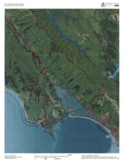 Western Michigan University CA-Bolinas: GeoChange 1993-2012 digital map