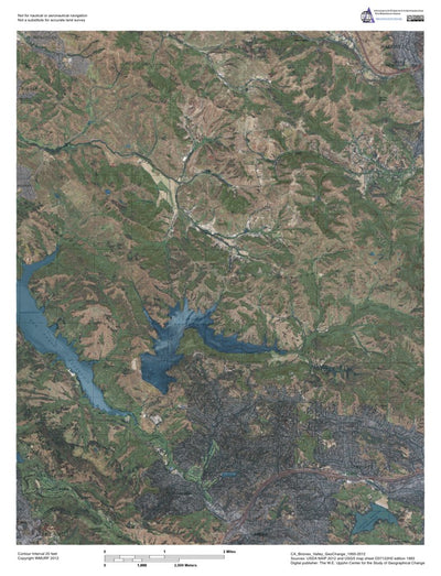 Western Michigan University CA-Briones Valley: GeoChange 1993-2012 digital map