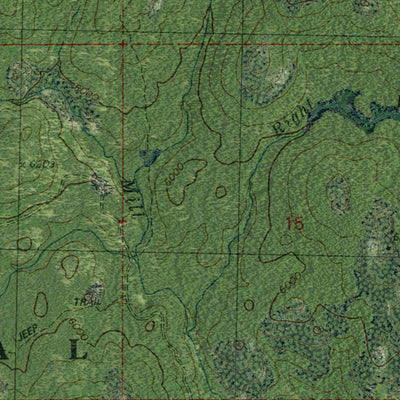 Western Michigan University CA-Bucks Lake: GeoChange 1973-2012 digital map