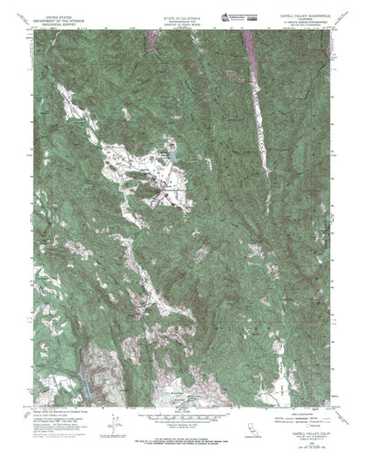 CA-Capell Valley: Authoritative US Topos 1951