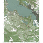 Western Michigan University CA-Clearlake Highlands: Authoritative US Topos 1993 digital map