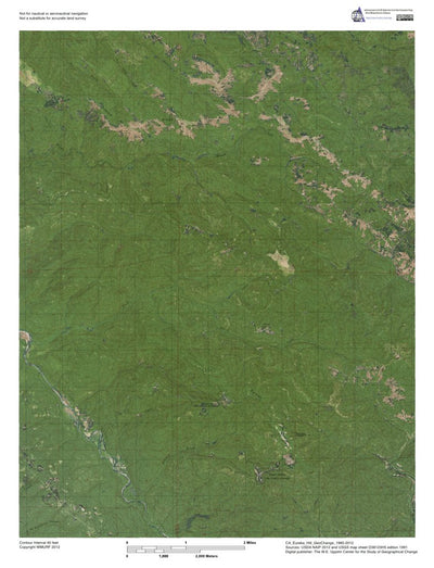 Western Michigan University CA-Eureka Hill: GeoChange 1985-2012 digital map