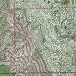 Western Michigan University CA-Glascock Mnt: Authoritative US Topos 1958 digital map
